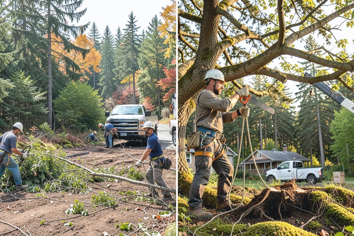 Deadwood removal in Wilkeson, Pierce County, WA - Assess canopy condition and pruning objectives
