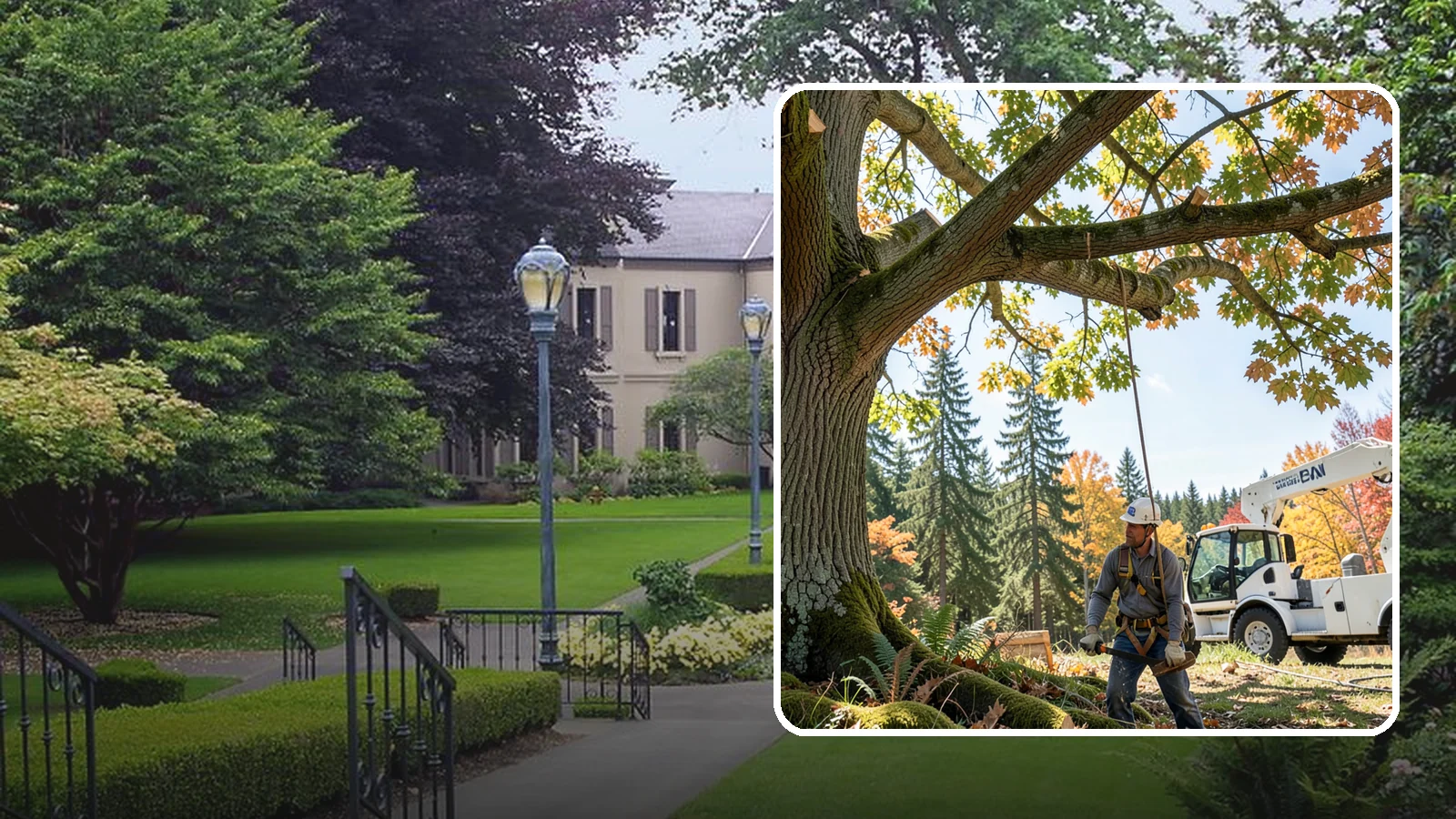 Deadwood removal in Woodinville, King County, WA - The removal of dead branches from the canopy.