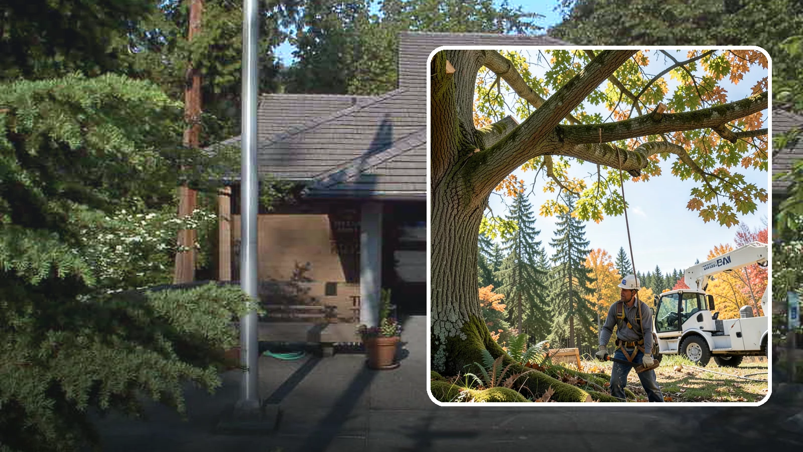 Deadwood removal in Yarrow Point, King County, WA - The removal of dead branches from the canopy.