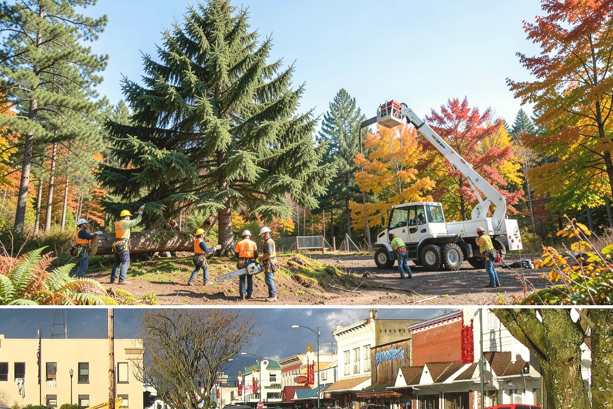Debris Cleanup in Arlington, Snohomish County, WA - This service can be performed year-round in Puget Sound weather but often follows storms or tree work