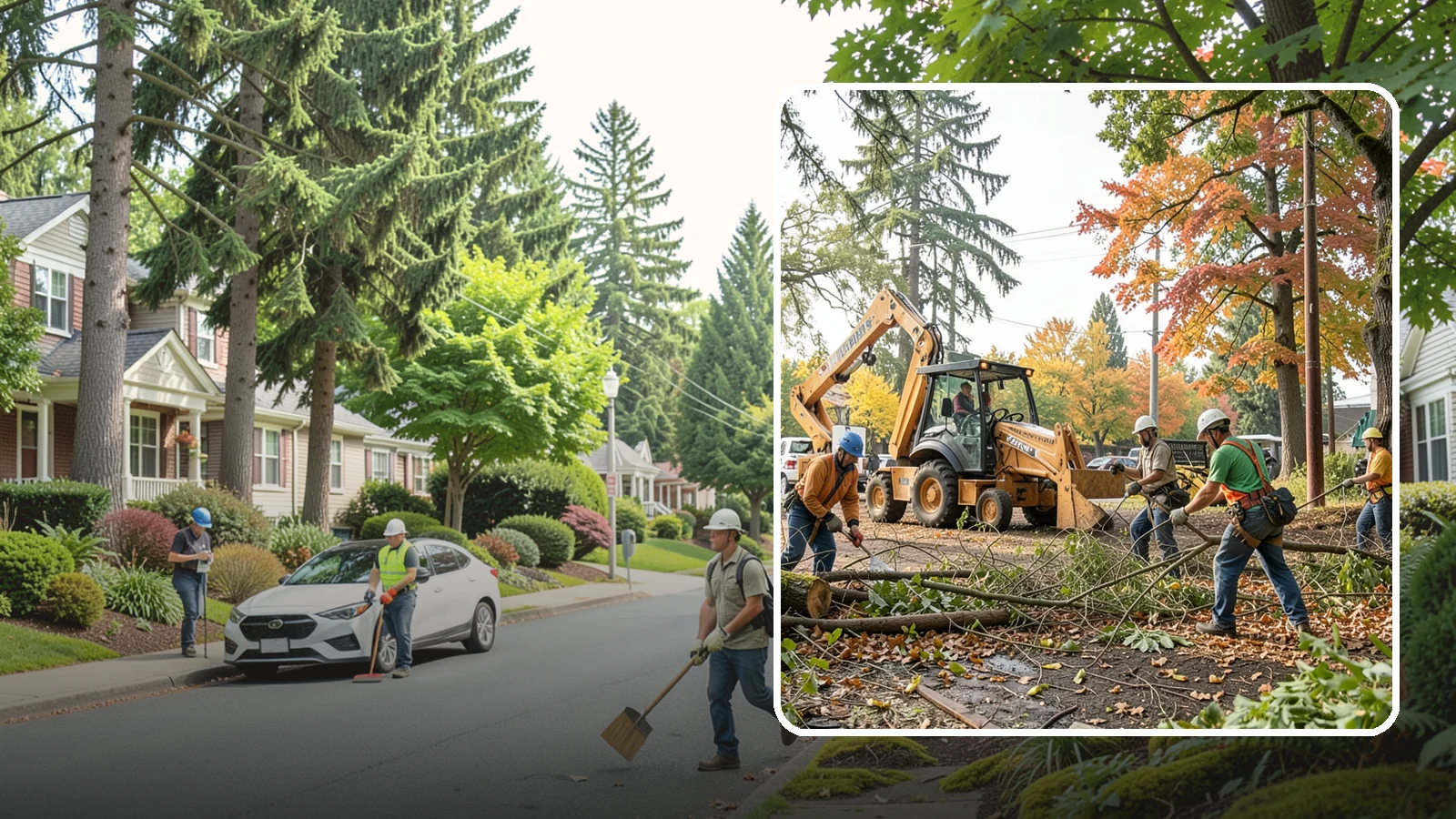 Debris Cleanup in Beaux Arts Village, King County, WA - The collection and removal of branches, leaves, and woody debris from a site.