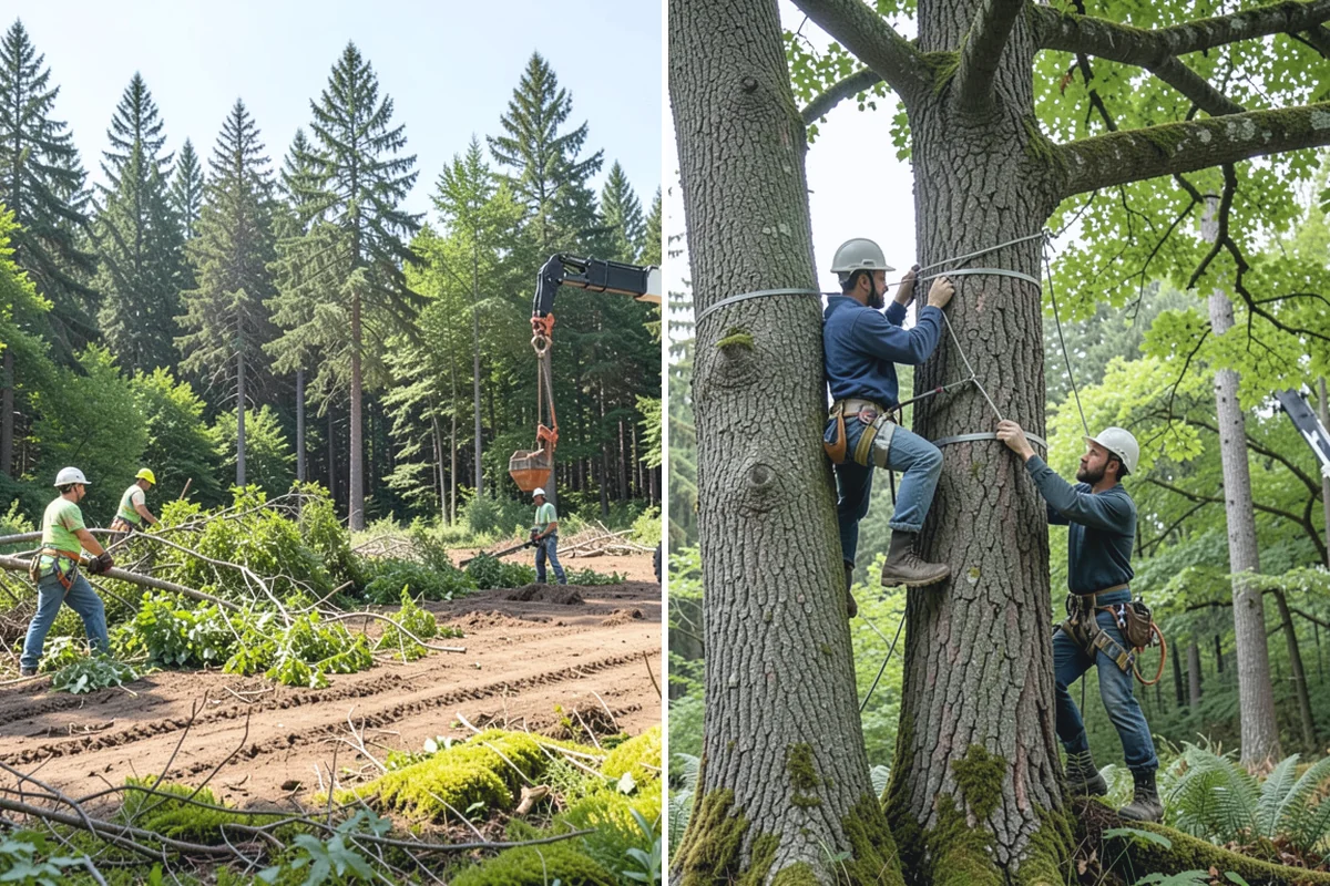 Debris Cleanup in Beaux Arts Village, King County, WA - Sort material by type and size