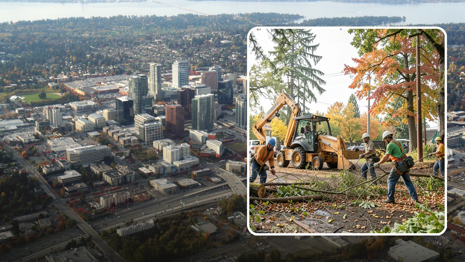 Debris Cleanup in Bellevue, King County, WA - The collection and removal of branches, leaves, and woody debris from a site.