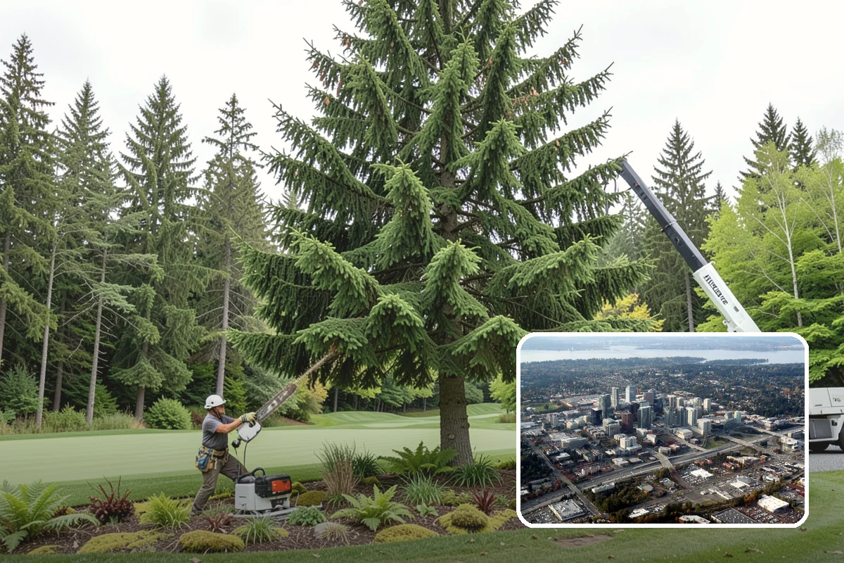 Debris Cleanup in Bellevue, King County, WA - Turns removed wood and debris into usable products