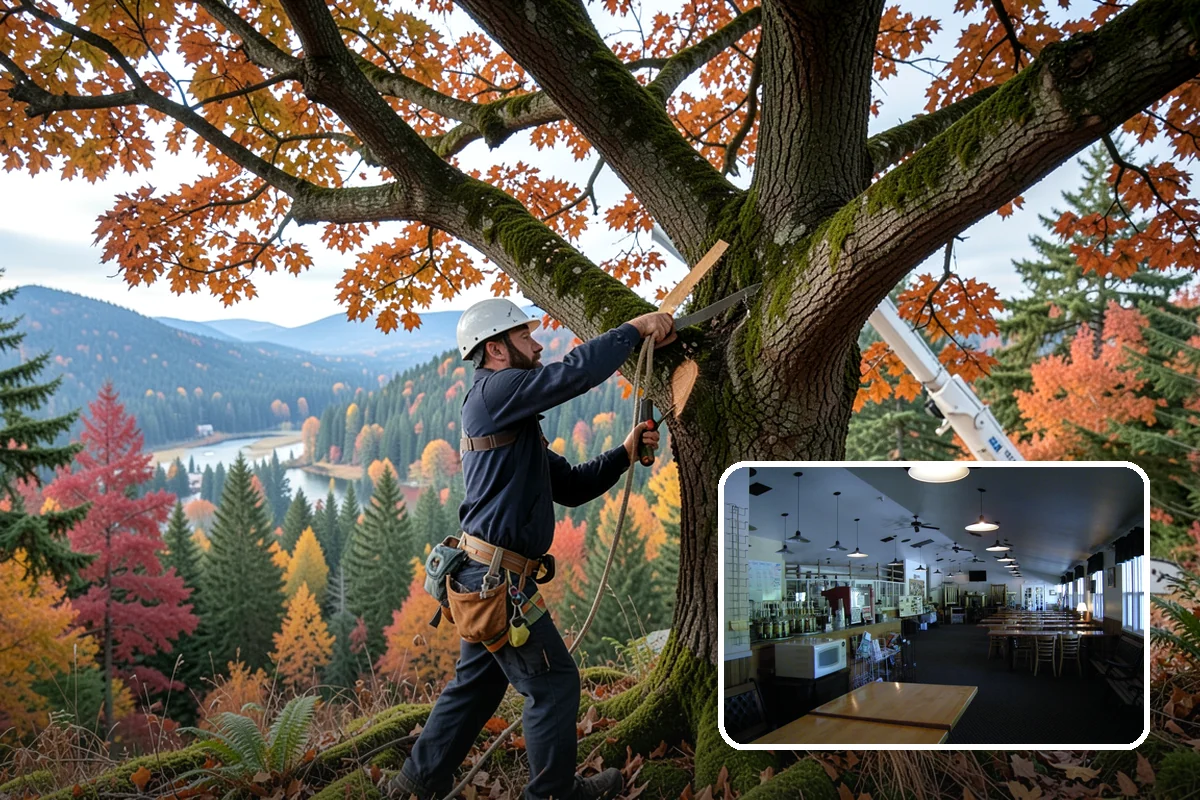 Debris Cleanup in Black Diamond, King County, WA - Turns removed wood and debris into usable products