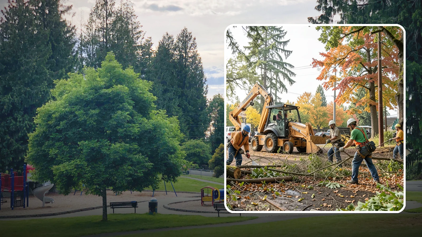Debris Cleanup in Bonney Lake, Pierce County, WA - The collection and removal of branches, leaves, and woody debris from a site.
