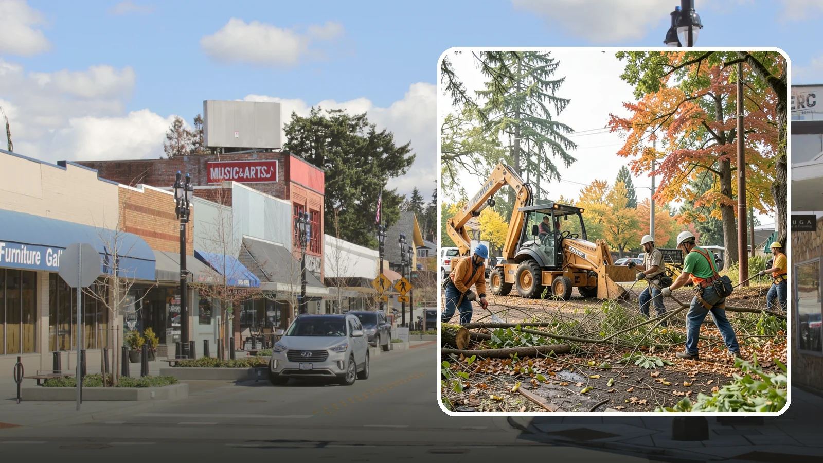 Debris Cleanup in Bothell, King County, WA - The collection and removal of branches, leaves, and woody debris from a site.