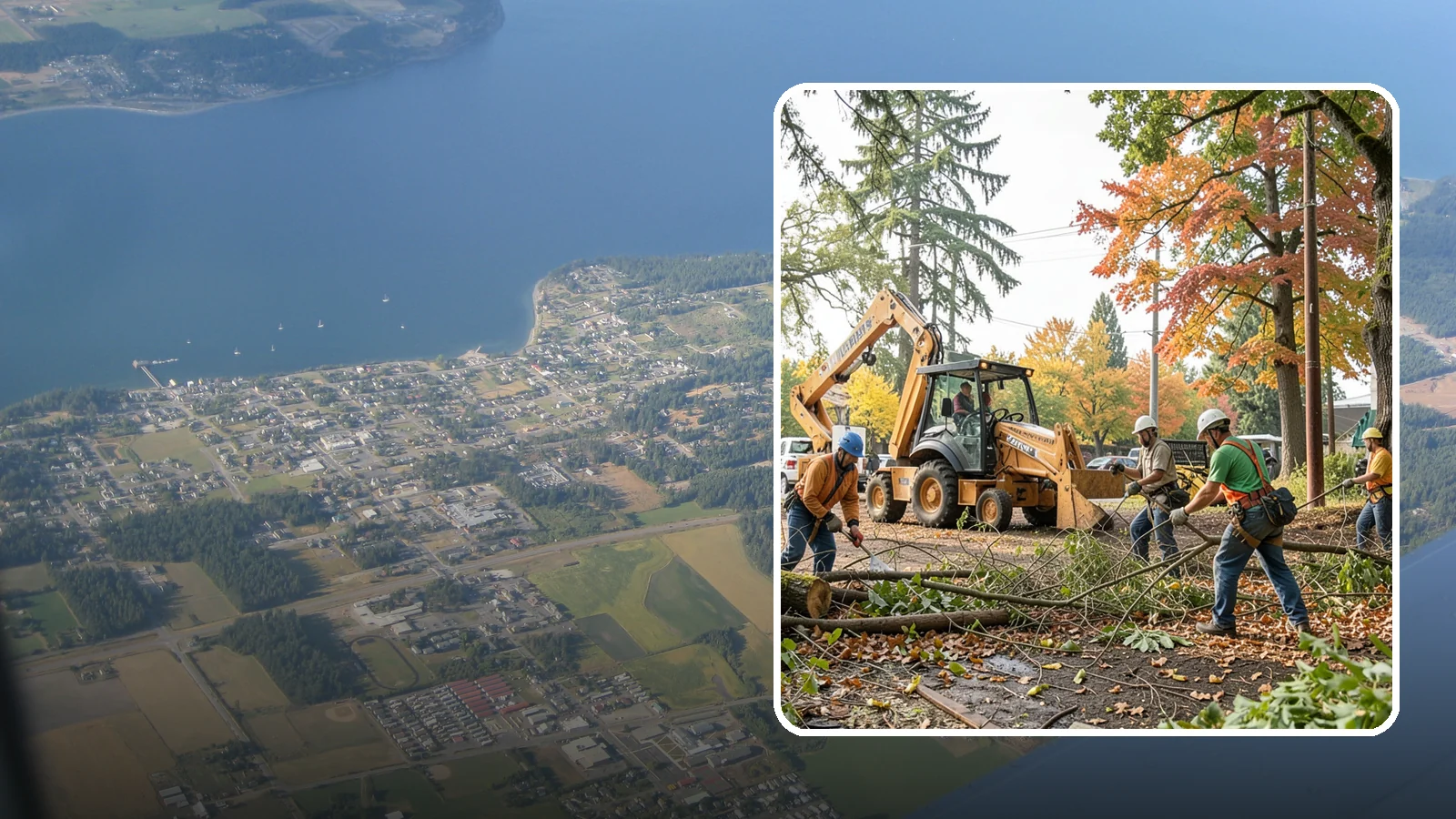 Debris Cleanup in Coupeville, Island County, WA - The collection and removal of branches, leaves, and woody debris from a site.