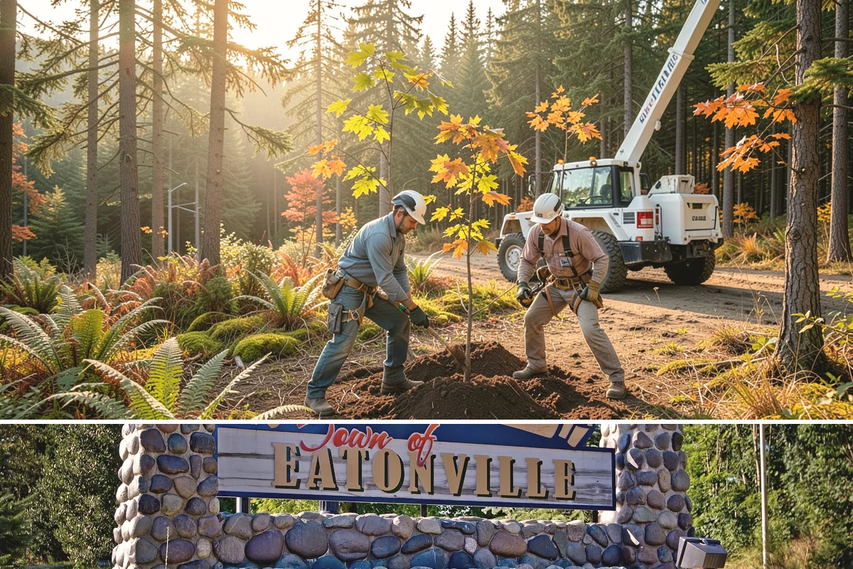Debris Cleanup in Eatonville, Pierce County, WA - This service can be performed year-round in Puget Sound weather but often follows storms or tree work