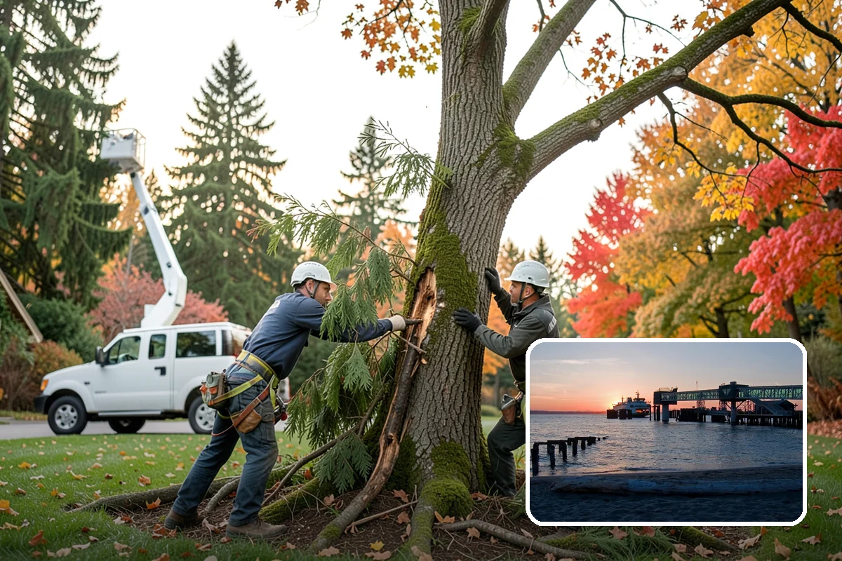 Debris Cleanup in Edmonds, Snohomish County, WA - Turns removed wood and debris into usable products