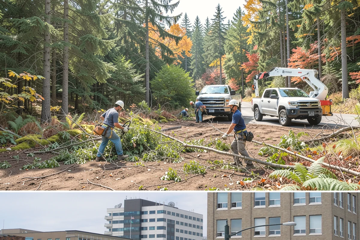 Debris Cleanup in Everett, Snohomish County, WA - This service can be performed year-round in Puget Sound weather but often follows storms or tree work