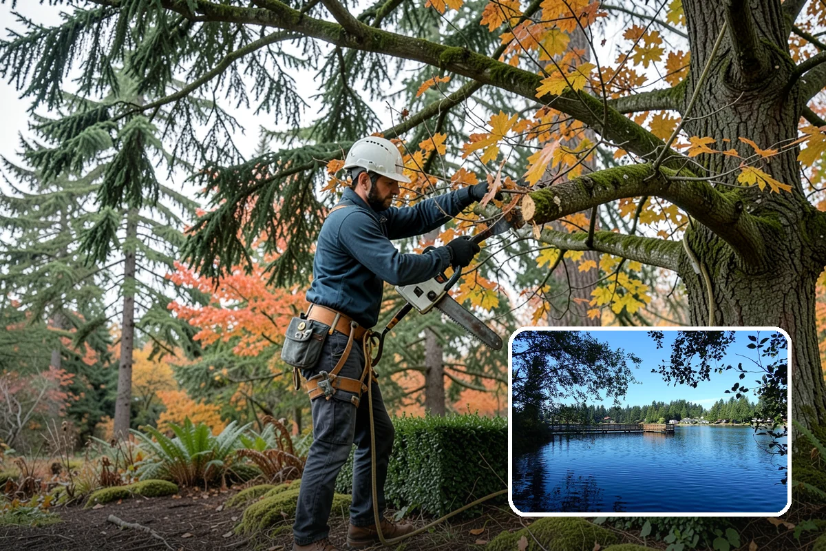 Debris Cleanup in Federal Way, King County, WA - Turns removed wood and debris into usable products