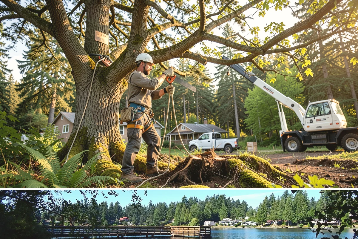 Debris Cleanup in Federal Way, King County, WA - This service can be performed year-round in Puget Sound weather but often follows storms or tree work