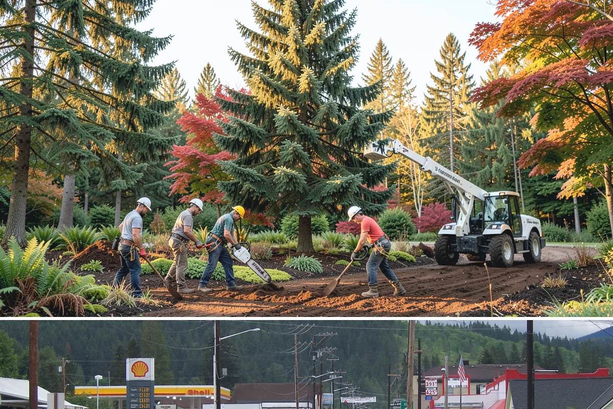 Debris Cleanup in Granite Falls, Snohomish County, WA - This service can be performed year-round in Puget Sound weather but often follows storms or tree work