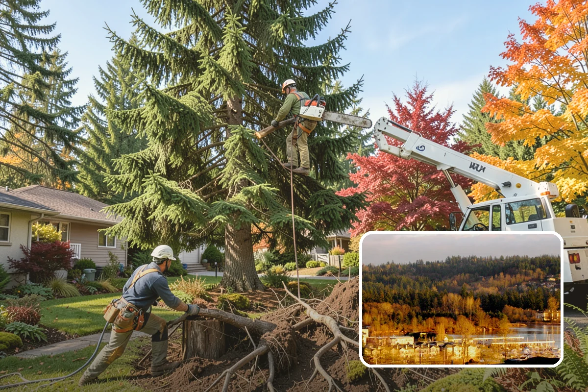 Debris Cleanup in Kenmore, King County, WA - Turns removed wood and debris into usable products