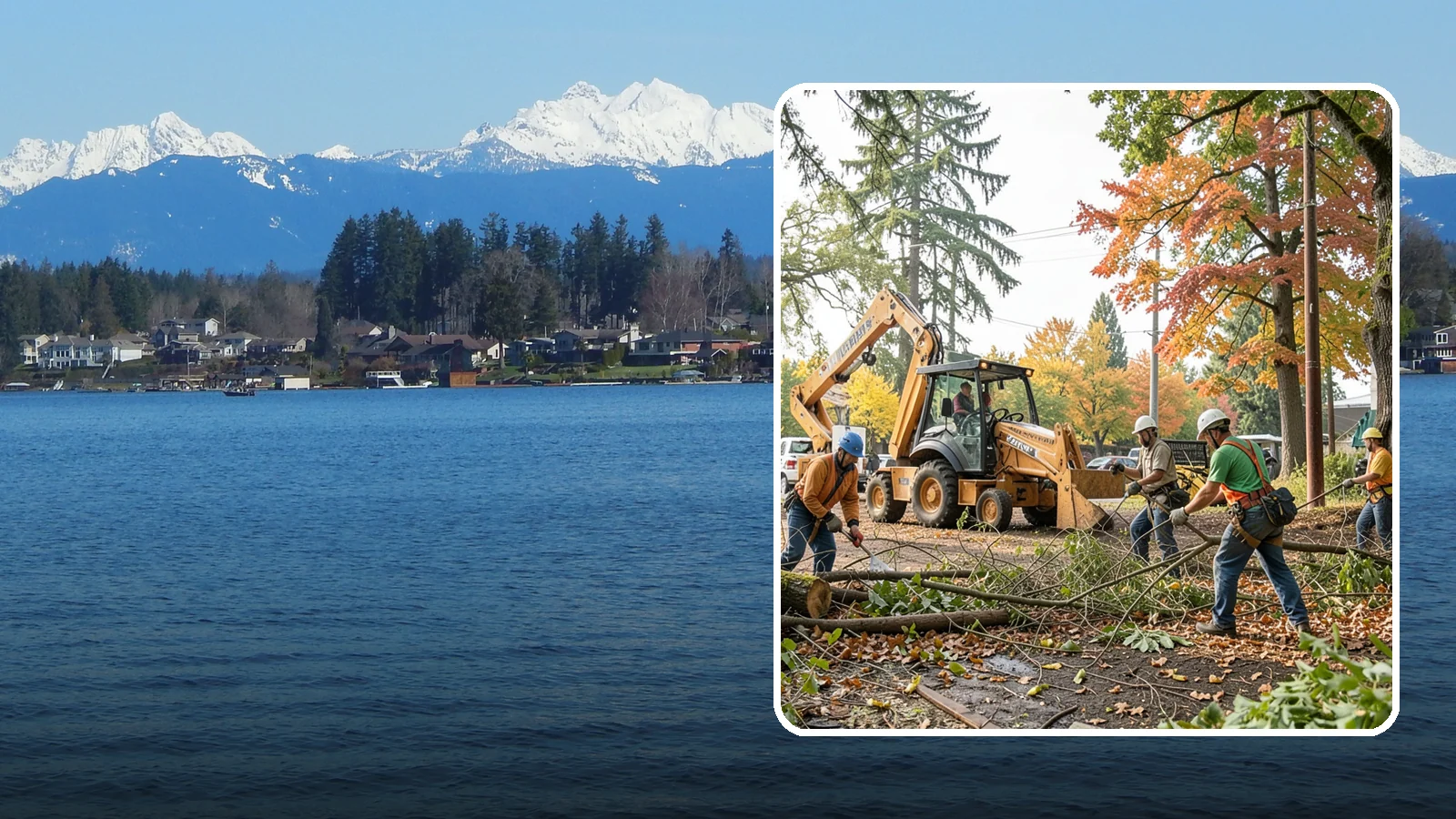Debris Cleanup in Lake Stevens, Snohomish County, WA - The collection and removal of branches, leaves, and woody debris from a site.