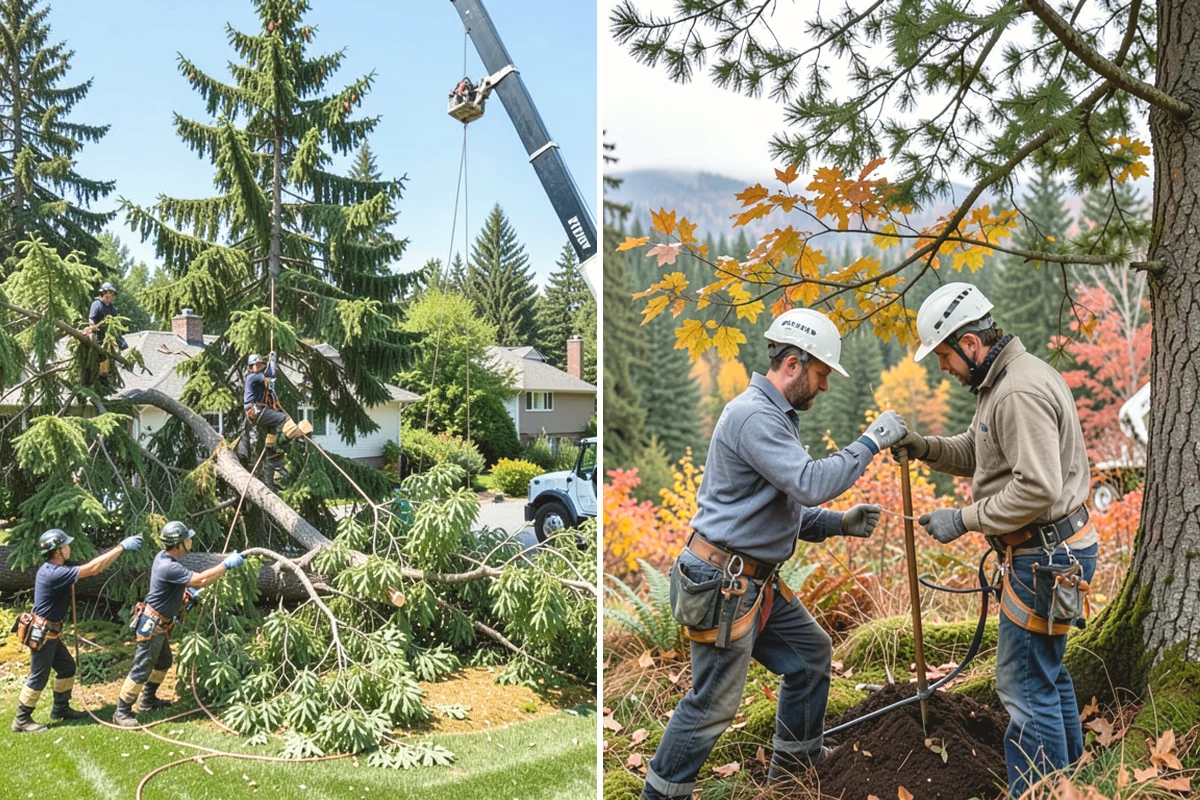 Debris Cleanup in Lake Stevens, Snohomish County, WA - Sort material by type and size