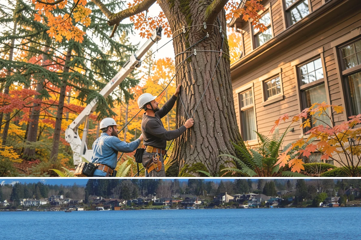 Debris Cleanup in Lake Stevens, Snohomish County, WA - This service can be performed year-round in Puget Sound weather but often follows storms or tree work