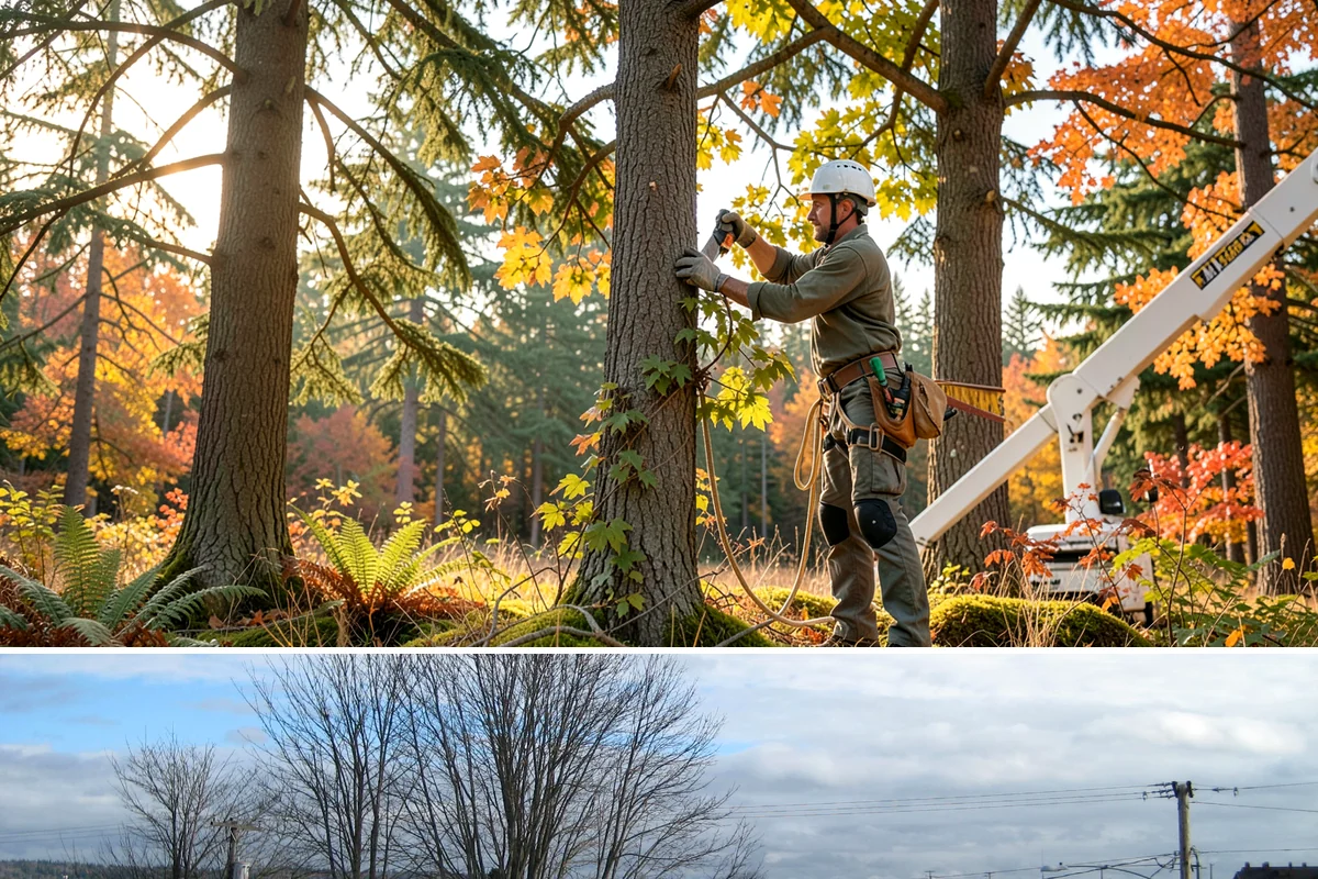 Debris Cleanup in Langley, Island County, WA - This service can be performed year-round in Puget Sound weather but often follows storms or tree work