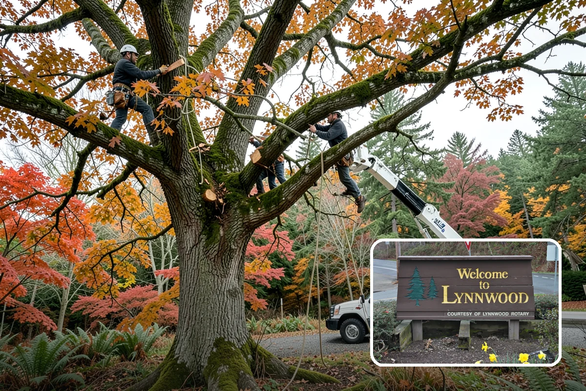 Debris Cleanup in Lynnwood, Snohomish County, WA - Turns removed wood and debris into usable products
