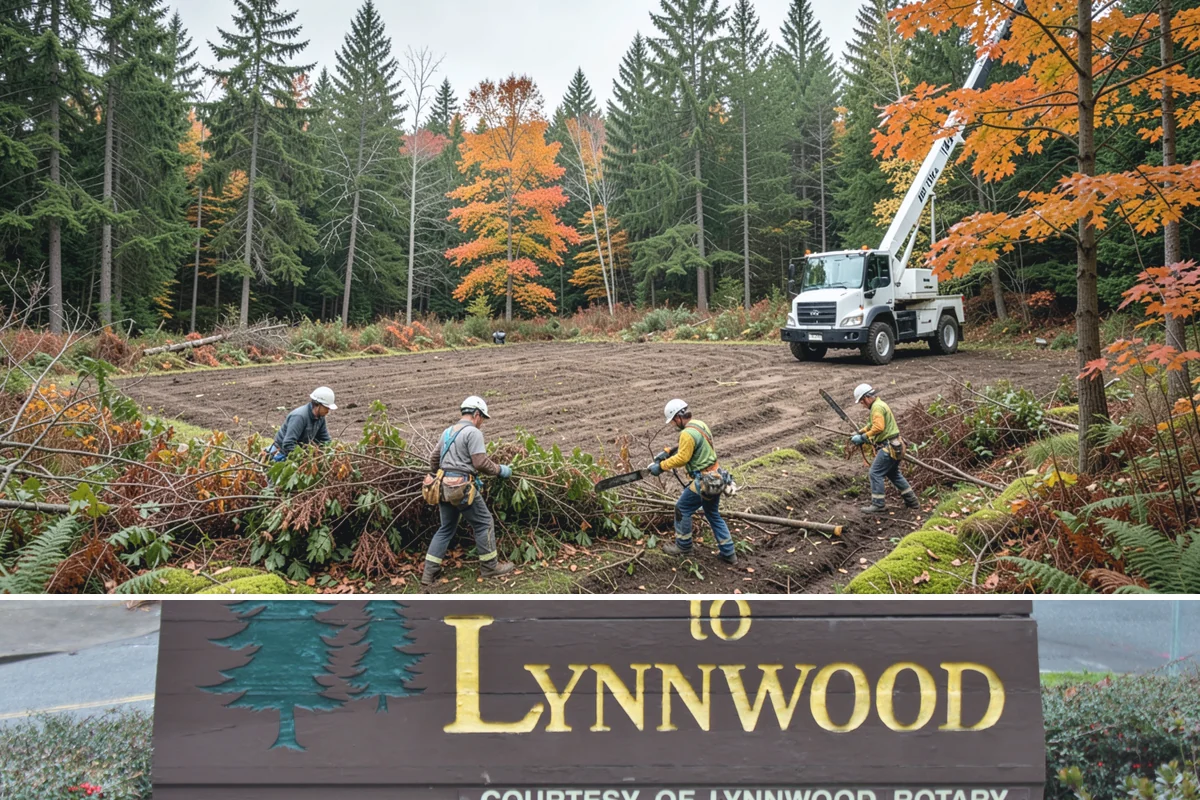 Debris Cleanup in Lynnwood, Snohomish County, WA - This service can be performed year-round in Puget Sound weather but often follows storms or tree work