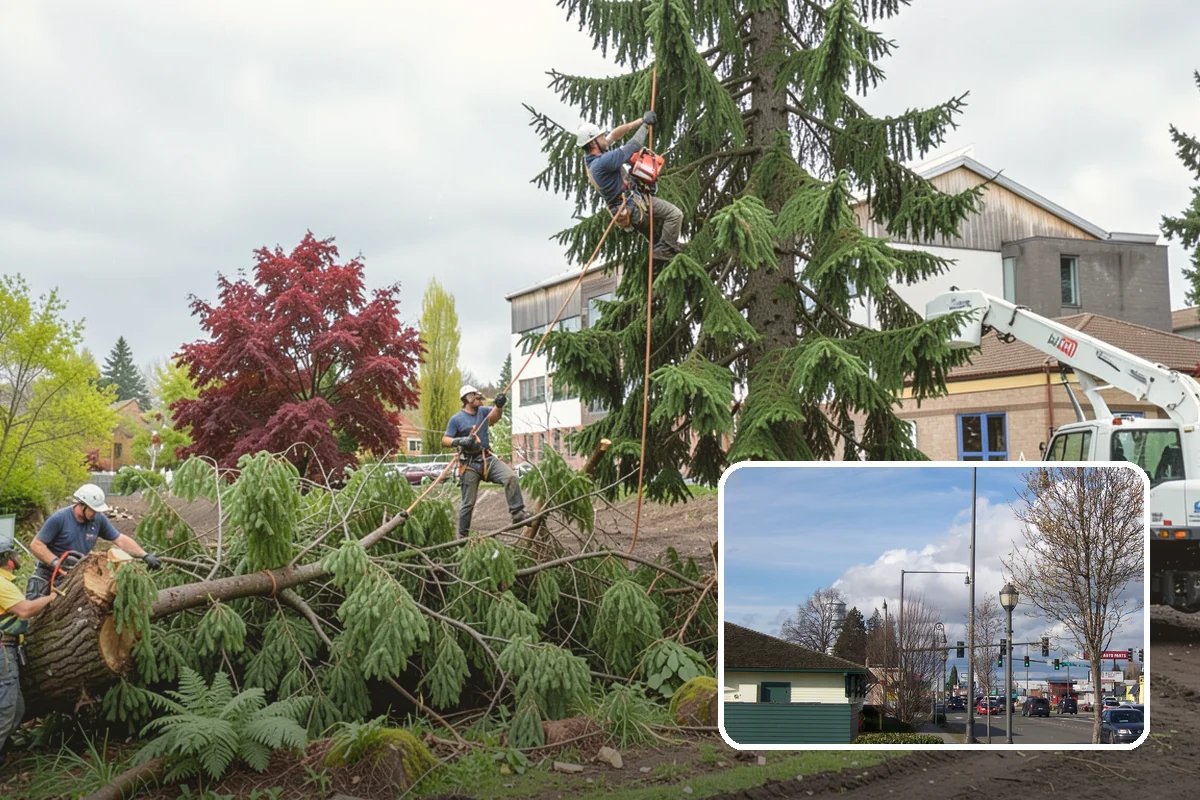 Debris Cleanup in Marysville, Snohomish County, WA - Turns removed wood and debris into usable products