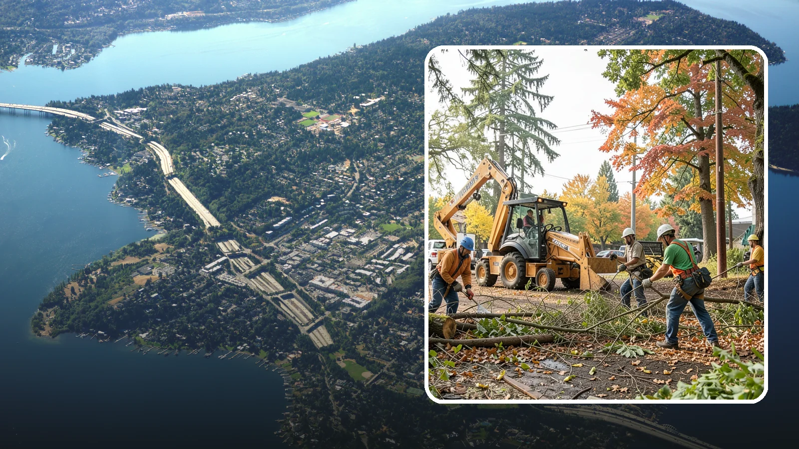 Debris Cleanup in Mercer Island, King County, WA - The collection and removal of branches, leaves, and woody debris from a site.