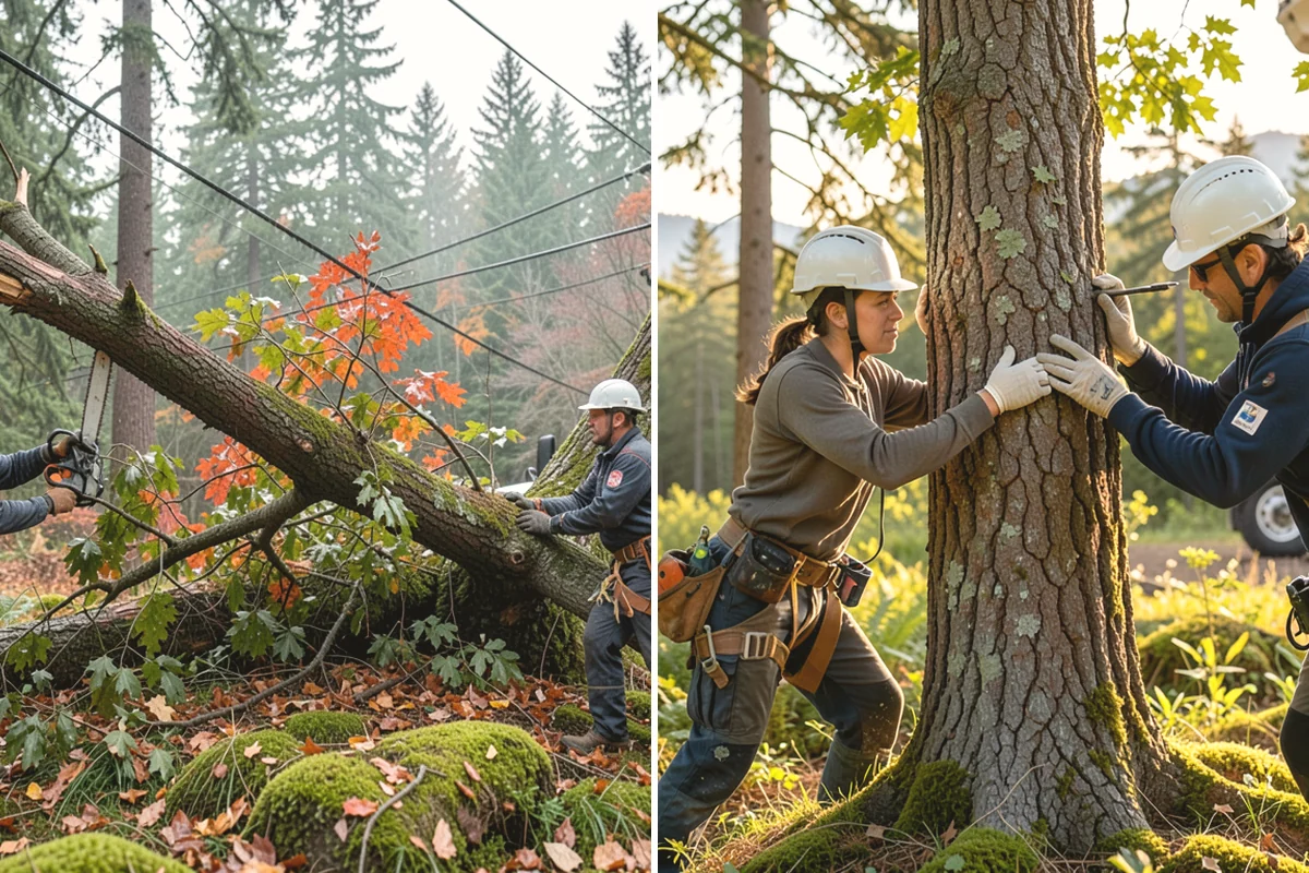 Debris Cleanup in North Bend, King County, WA - Sort material by type and size