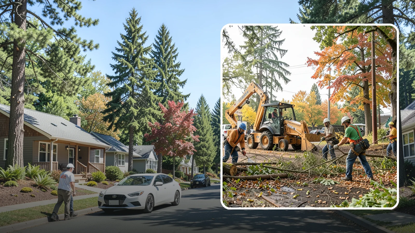 Debris Cleanup in Orting, Pierce County, WA - The collection and removal of branches, leaves, and woody debris from a site.