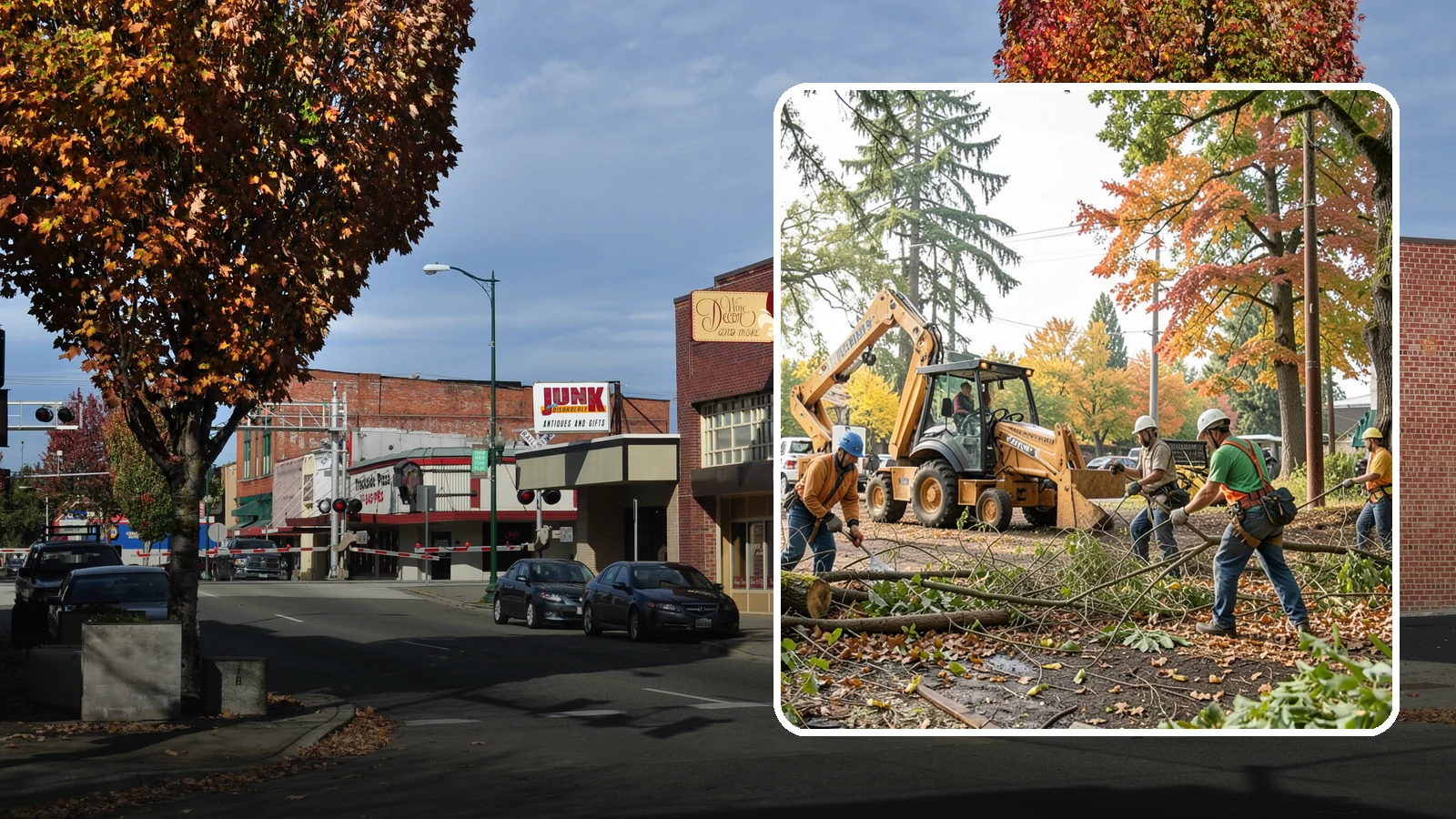 Debris Cleanup in Puyallup, Pierce County, WA - The collection and removal of branches, leaves, and woody debris from a site.