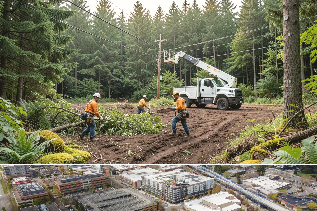 Debris Cleanup in Redmond, King County, WA - This service can be performed year-round in Puget Sound weather but often follows storms or tree work
