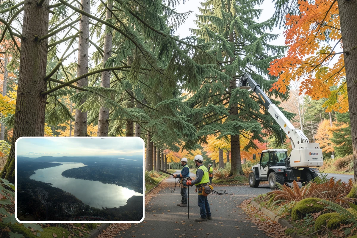 Debris Cleanup in Sammamish, King County, WA - Turns removed wood and debris into usable products