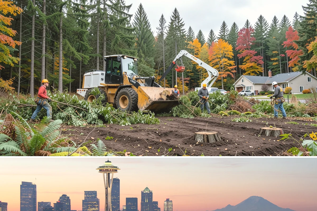 Debris Cleanup in Seattle, King County, WA - This service can be performed year-round in Puget Sound weather but often follows storms or tree work