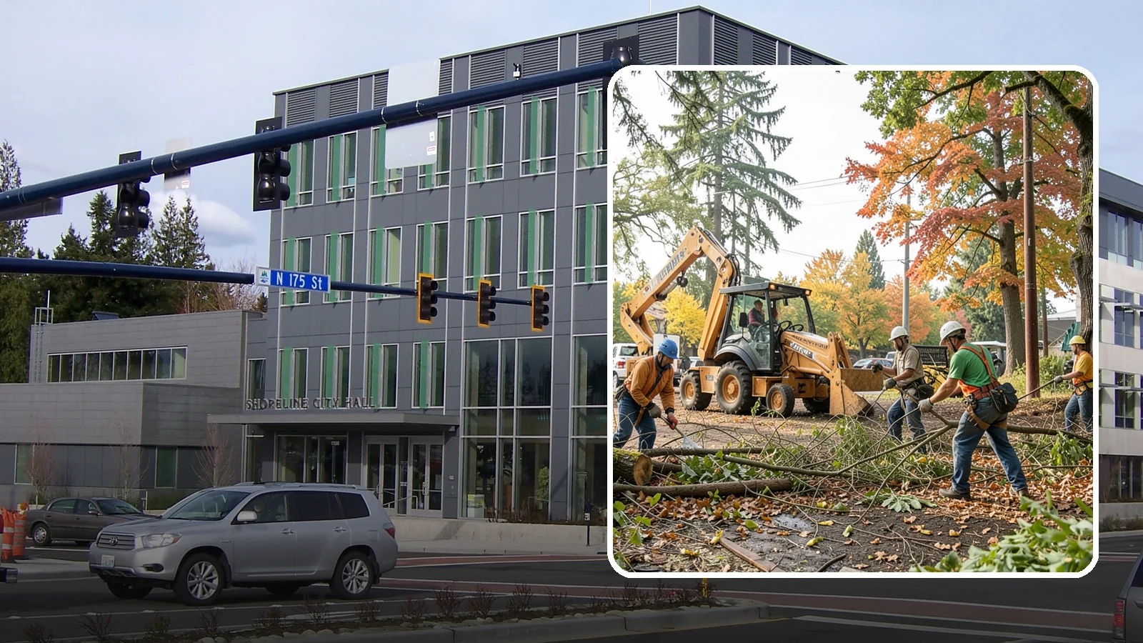 Debris Cleanup in Shoreline, King County, WA - The collection and removal of branches, leaves, and woody debris from a site.