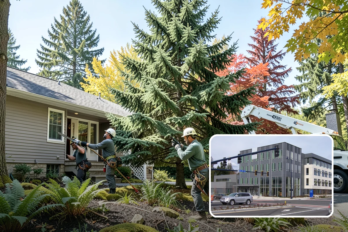Debris Cleanup in Shoreline, King County, WA - Turns removed wood and debris into usable products