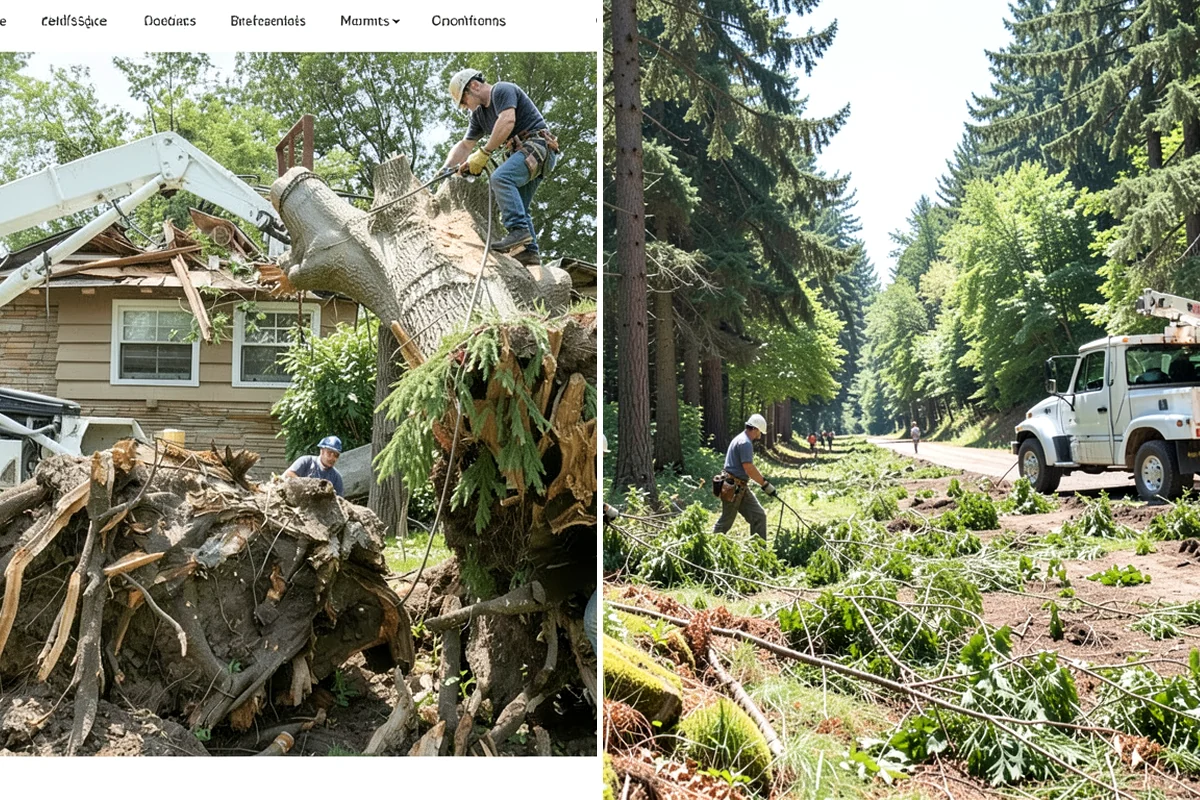 Debris Cleanup in Shoreline, King County, WA - Sort material by type and size