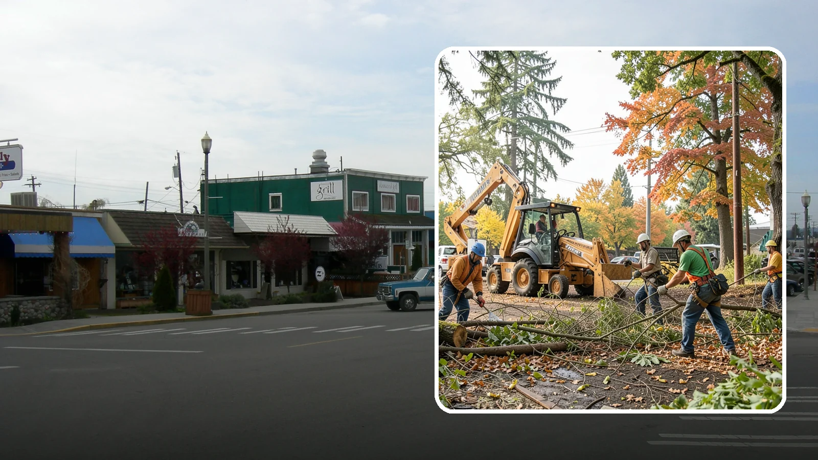 Debris Cleanup in Stanwood, Snohomish County, WA - The collection and removal of branches, leaves, and woody debris from a site.