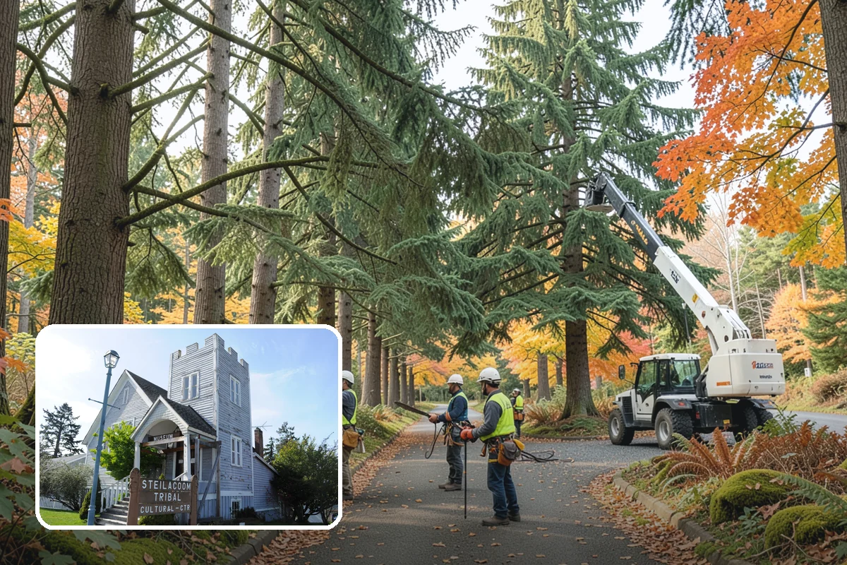 Debris Cleanup in Steilacoom, Pierce County, WA - Turns removed wood and debris into usable products