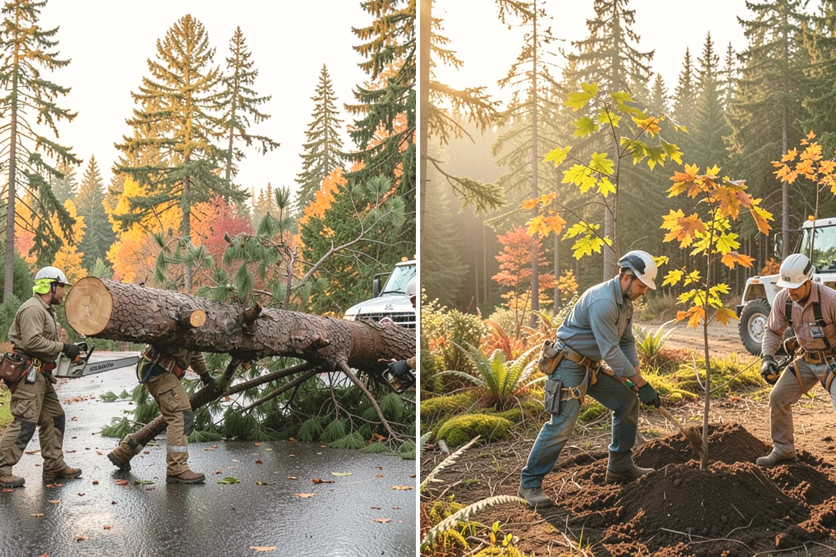 Debris Cleanup in Steilacoom, Pierce County, WA - Sort material by type and size