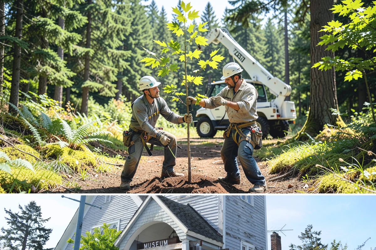 Debris Cleanup in Steilacoom, Pierce County, WA - This service can be performed year-round in Puget Sound weather but often follows storms or tree work