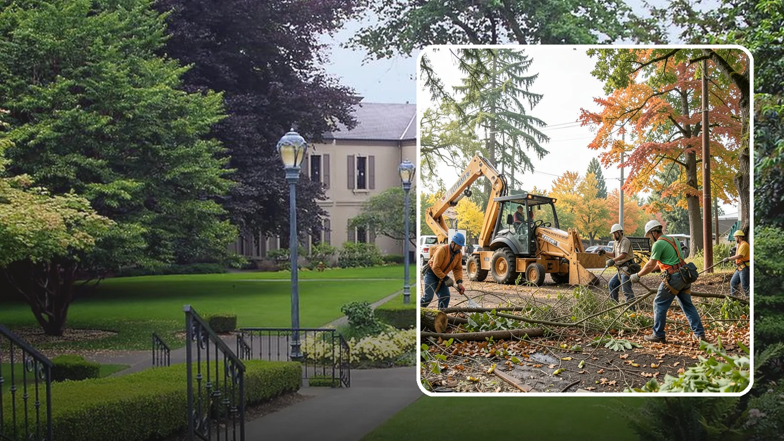 Debris Cleanup in Woodinville, King County, WA - The collection and removal of branches, leaves, and woody debris from a site.