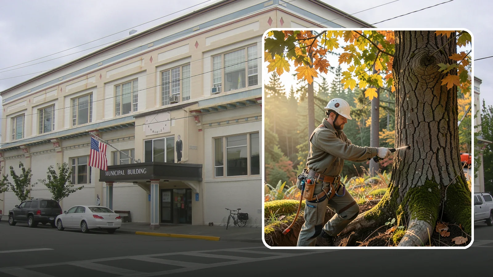 Deep root fertilization in Anacortes, Skagit County, WA - The injection of nutrients into the root zone.