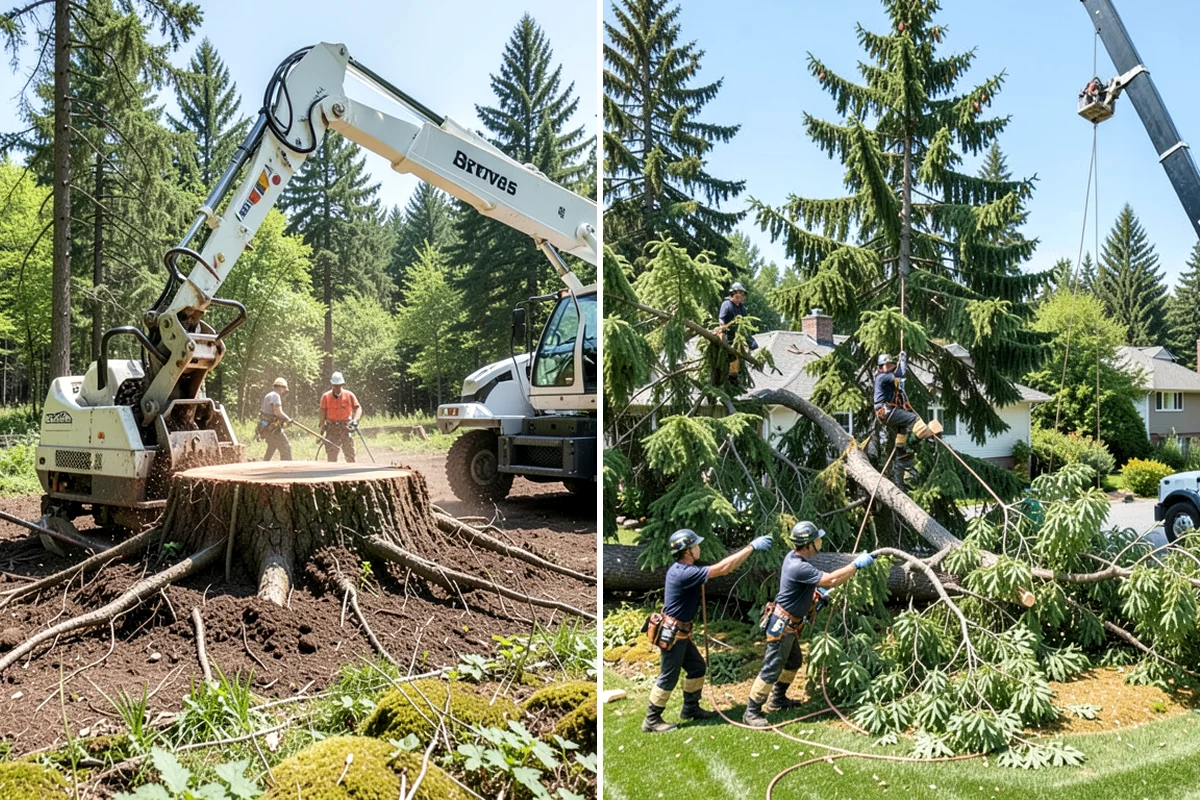 Deep root fertilization in Arlington, Snohomish County, WA - Inspect the tree and its site