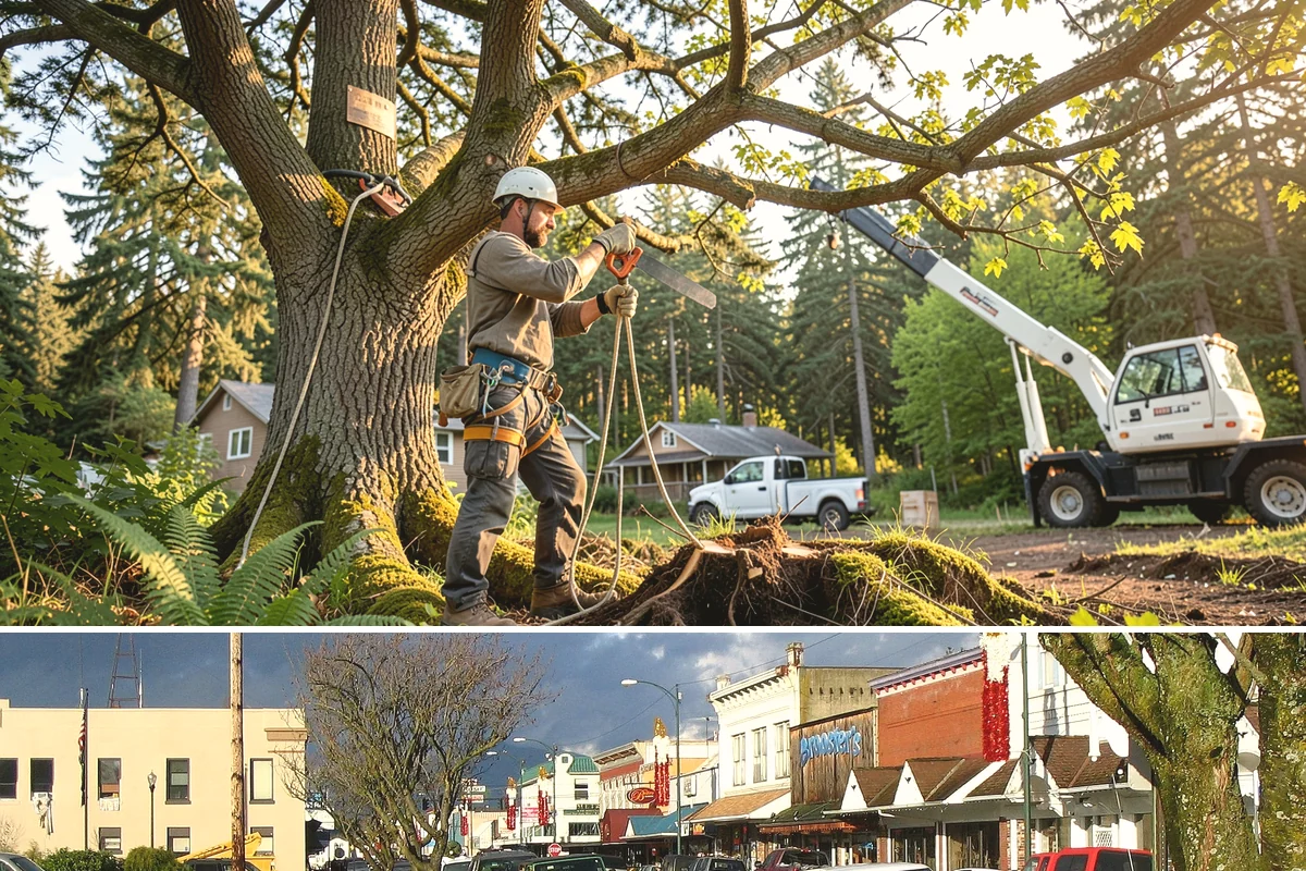 Deep root fertilization in Arlington, Snohomish County, WA - This service can be performed year-round in the Puget Sound region but may require air excavation tools during wetter seasons to...