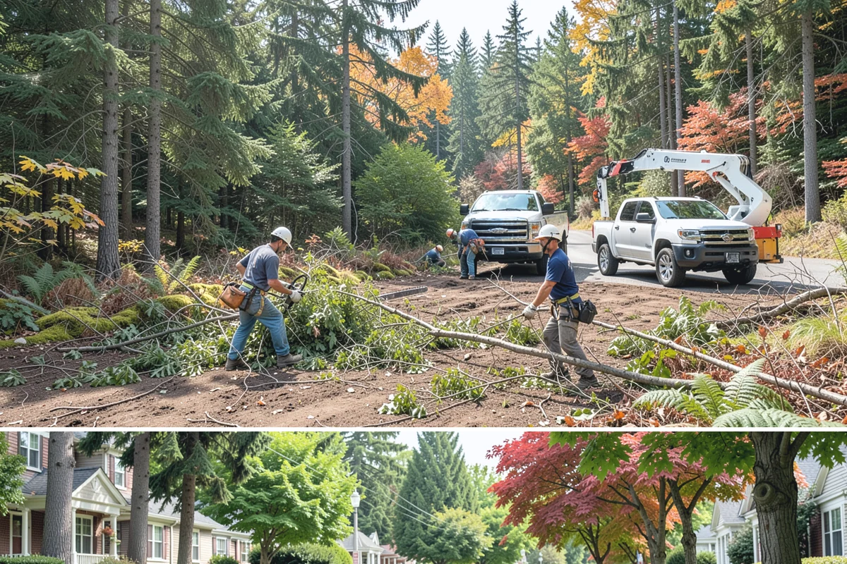 Deep root fertilization in Beaux Arts Village, King County, WA - This service can be performed year-round in the Puget Sound region but may require air excavation tools during wetter seasons to...