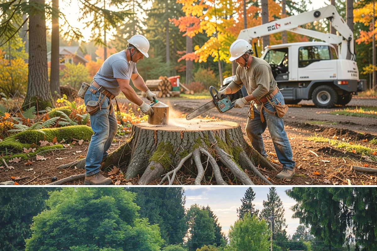 Deep root fertilization in Bonney Lake, Pierce County, WA - This service can be performed year-round in the Puget Sound region but may require air excavation tools during wetter seasons to...
