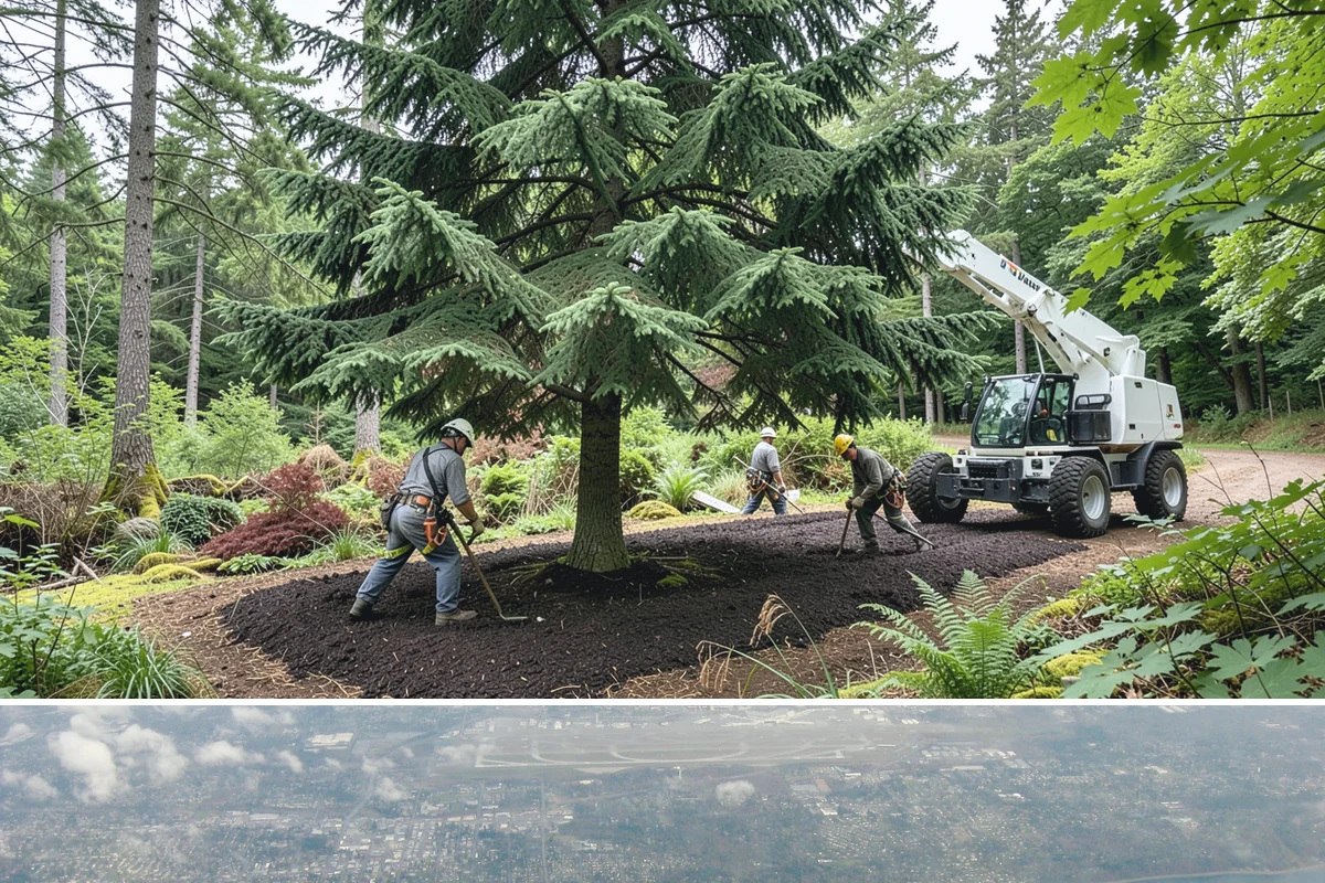 Deep root fertilization in Burien, King County, WA - This service can be performed year-round in the Puget Sound region but may require air excavation tools during wetter seasons to...