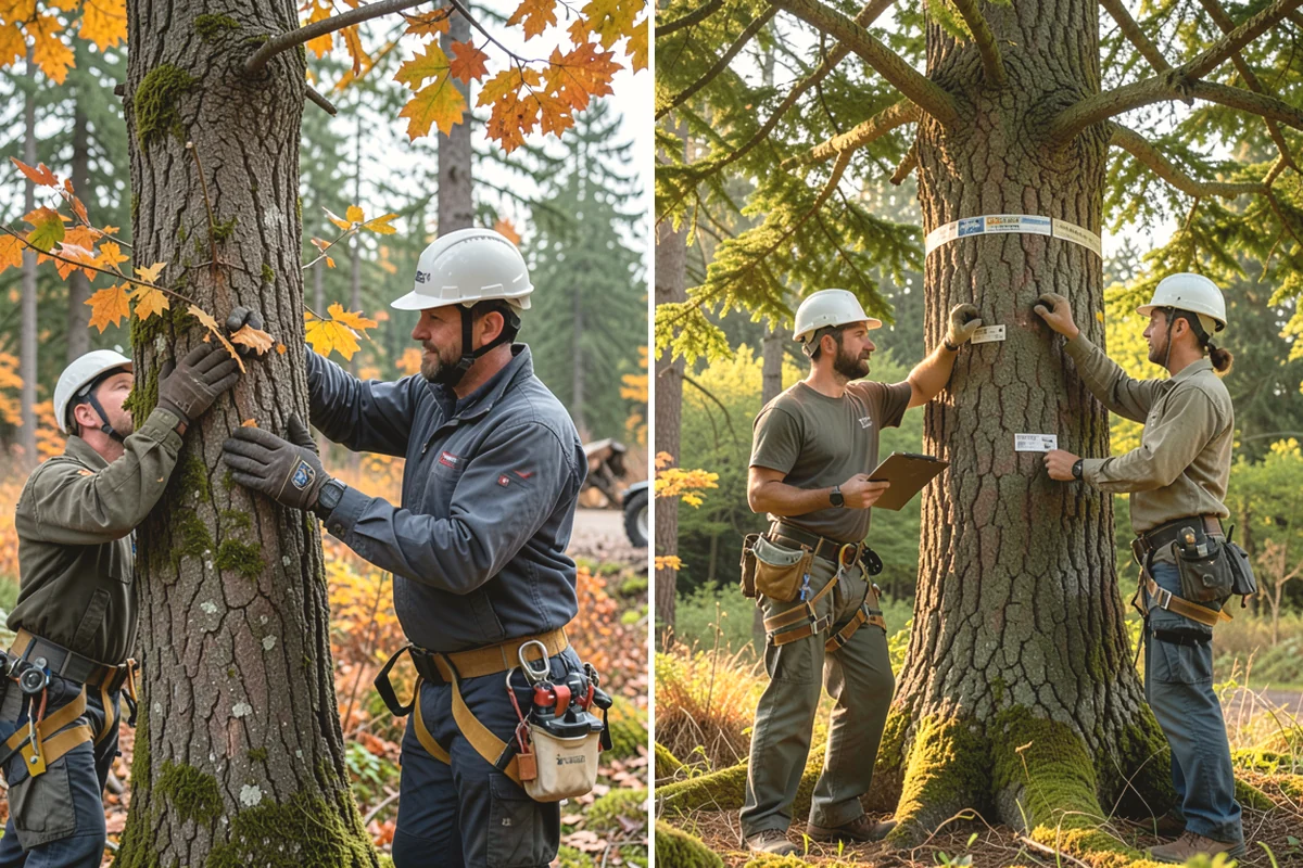 Deep root fertilization in Carbonado, Pierce County, WA - Inspect the tree and its site