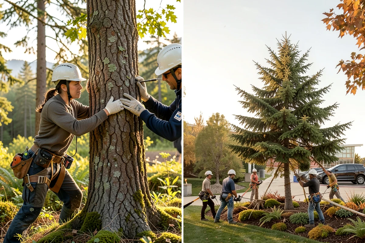 Deep root fertilization in Clyde Hill, King County, WA - Inspect the tree and its site