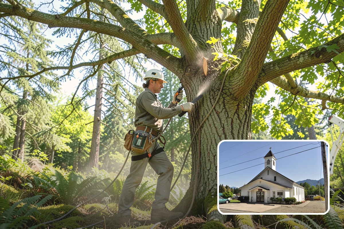 Deep root fertilization in Concrete, Skagit County, WA - Supports long-term tree health and stability